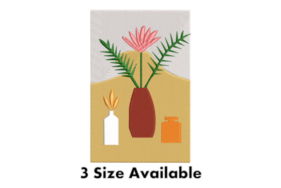 Floral Vase Modern Embroidery Design Review