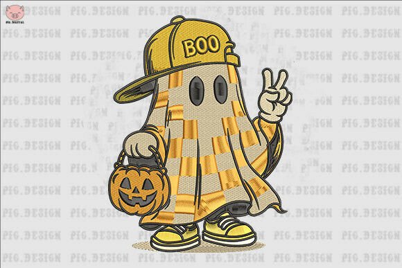Halloween Boy Ghost Embroidery Review