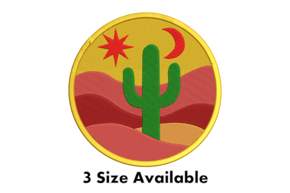 Review: Desert Cactus Patch Embroidery File for Merch