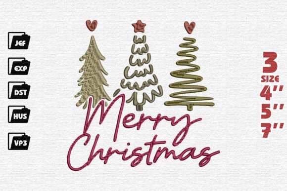 Reviewing the Modern Christmas Tree Embroidery Pattern