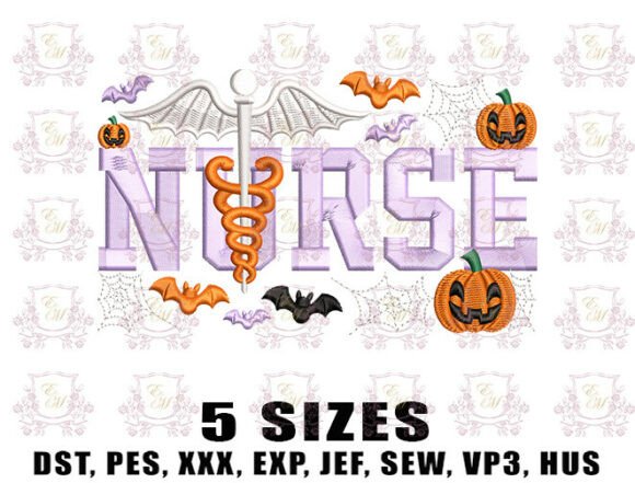 Reviewing the Spooky Halloween Nurse Embroidery Design
