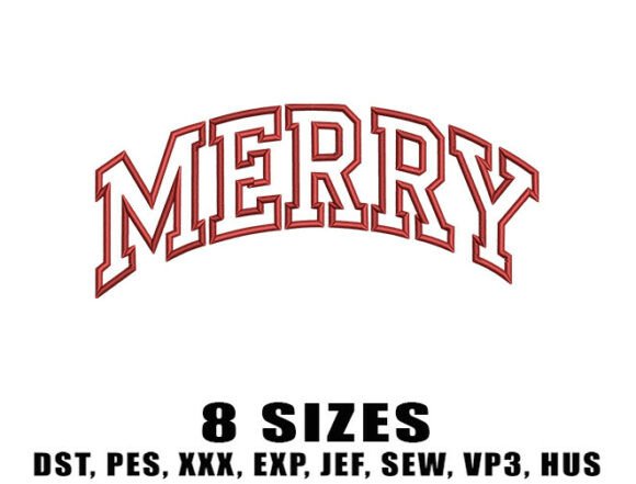 Winter Word Christmas Embroidery Design Review